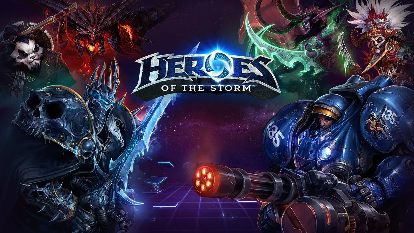 Heroes of the Storm com todos os heróis desbloqueados no fim de